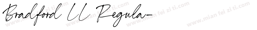 Bradford LL Regula字体转换
